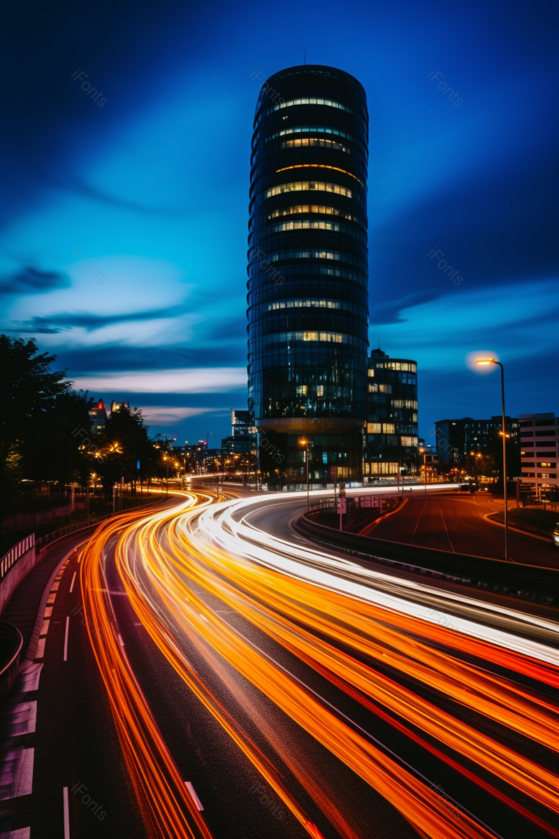 城市道路车流夜景摄影图,高清,摄影图,摄影图片,图片大全,摄影图免费下载